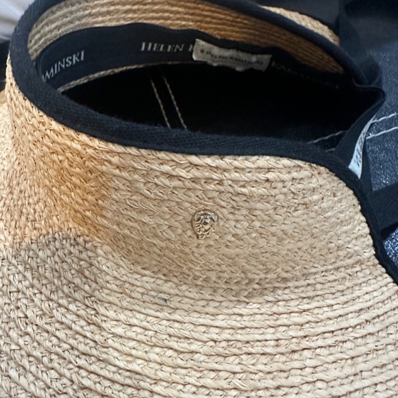 Helen Kaminski packable Mita Raffia Visor - Picture 2 of 6